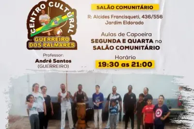 Aulas de Capoeira no Salão Comunitário!