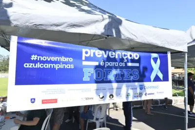 Saúde realiza evento do Novembro Azul no saguão do Prefeitura