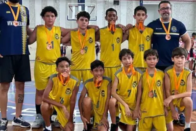 BASQUETE SUB 12 DE JAGUARIÚNA FECHA UM CICLO COM CHAVE DE OURO