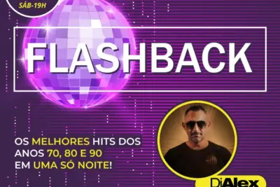 SÁBADO TEM NOITE DO FLASHBACK NO BOULEVARD DO CENTRO CULTURAL