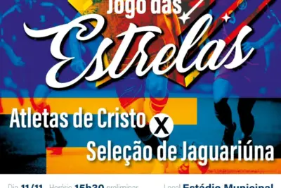 SÁBADO TEM ‘JOGO DAS ESTRELAS’ NO ESTÁDIO MUNICIPAL DE JAGUARIÚNA