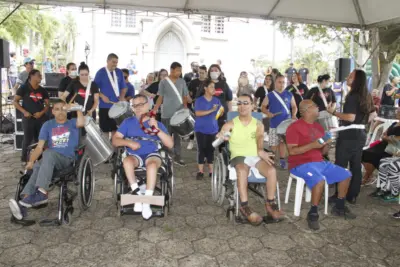 JAGUARIÚNA COMEMORA DIA DA PESSOA COM DEFICIÊNCIA COM EVENTO EM PRAÇA PÚBLICA