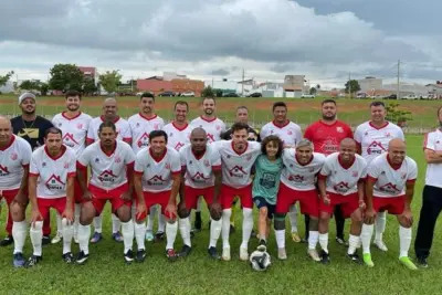 GOLEADA MARCA RODADA DO CAMPEONATO MUNICIPAL VETERANOS 2023