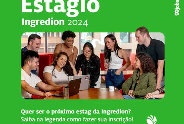 Inscrições abertas: Ingredion seleciona universitários para programa de estágio até 30 de novembro – Vagas para Mogi Guaçu
