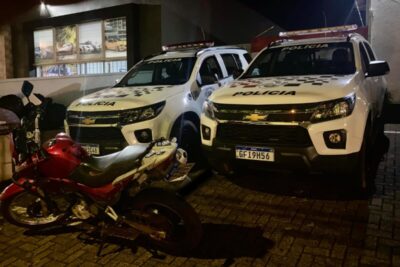 Equipe da FORÇA TÁTICA de Mogi Mirim recupera motocicleta roubada em operação