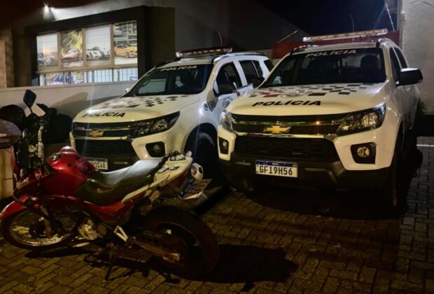 Equipe da FORÇA TÁTICA de Mogi Mirim recupera motocicleta roubada em operação