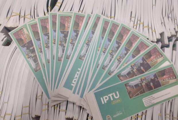 Prefeitura de Pedreira recebe os carnês de IPTU de 2024 que serão entregues a partir de janeiro