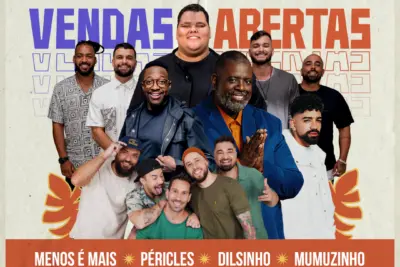 Menos é Mais, Péricles e Dilsinho se apresentam em março em Jaguariúna, na 1ª edição do Festival Repique