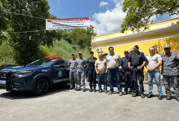 Guarda Municipal de Pedreira recebe nova Viatura para o “SOS Mulher”