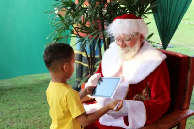 Papai Noel desembarca em Holambra para entrega de presentes do Natal Solidário neste sábado