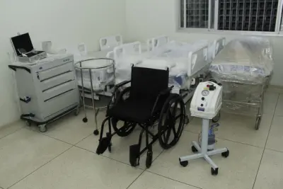 HOSPITAL MUNICIPAL RECEBE VIDEOLARINGOSCÓPIO E OUTROS NOVOS EQUIPAMENTOS