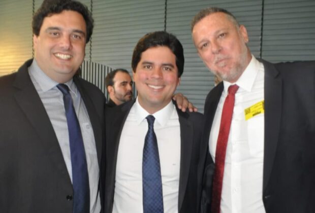 Prefeito Fábio Polidoro e o Assessor Esportivo Wagner Palmieri participam de posse do novo Ministro do Esporte
