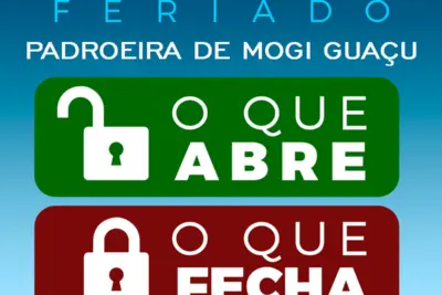 Feriado da Padroeira de Mogi Guaçu: confira o que abre e fecha