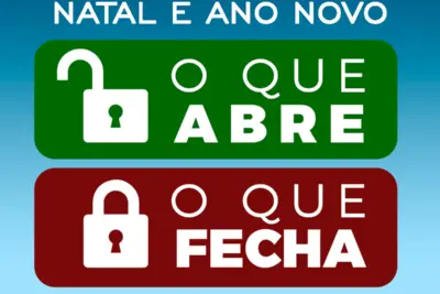 Feriado do Natal e de Ano Novo: confira o que abre e fecha