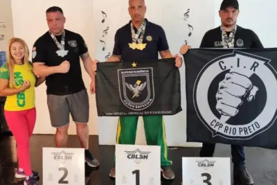 Agente de segurança da GM de Campinas vence Campeonato Brasileiro de Luta de Braço