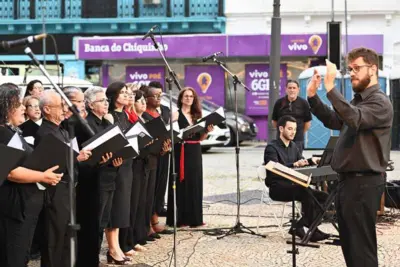 Coral dos Servidores se apresenta hoje, no saguão do Paço Municipal