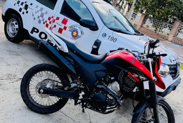 Operação policial resulta na apreensão de moto com sinal adulterado durante “Rolezinho” em Jaguariúna