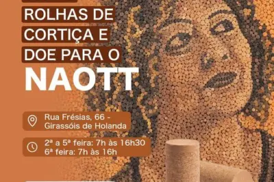 JUNTE ROLHAS DE CORTIÇA E DOE PARA O NAOTT