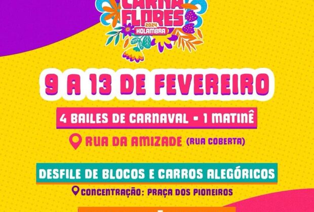 CarnaFlores em Holambra: O Carnaval Mais Colorido e Charmoso da Região