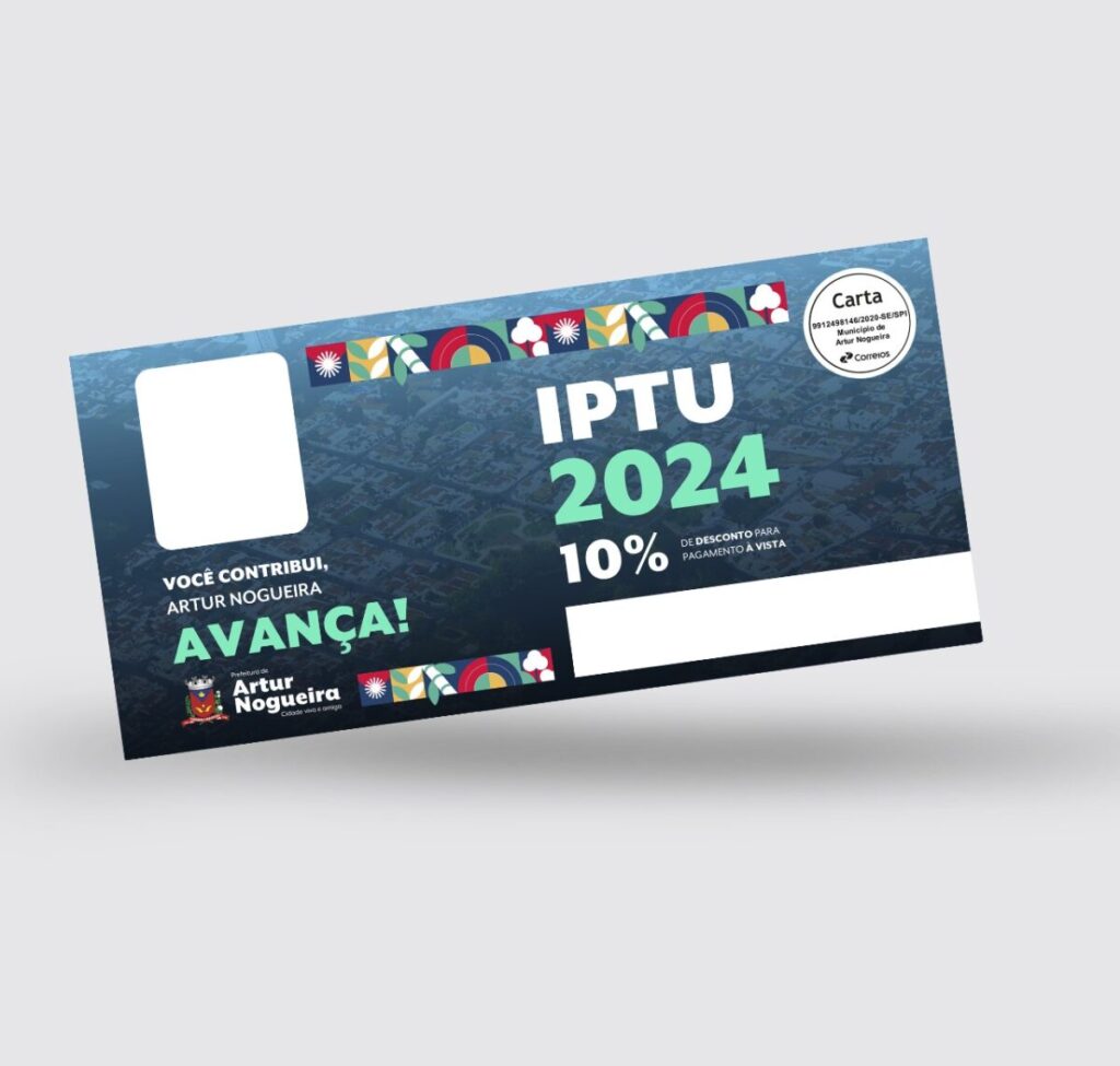 Prefeitura de Artur Nogueira libera carnês do IPTU 2024 de forma online