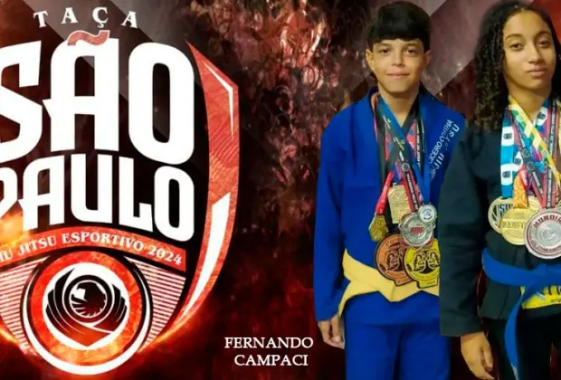Atletas pedreirenses de Jiu Jitsu conquistam a Medalha de Prata na “Copa São Paulo 2024”