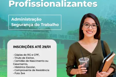 Abertas as inscrições para os cursos profissionalizantes da “Escola Municipal Professor João Emílio Begalli”  