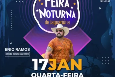 FEIRA NOTURNA TERÁ SHOW DE MÚSICA SERTANEJA NESTA QUARTA-FEIRA