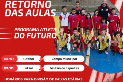 PROGRAMA ATLETA DO FUTURO RETORNA COM FORÇA TOTAL EM SANTO ANTÔNIO DE POSSE