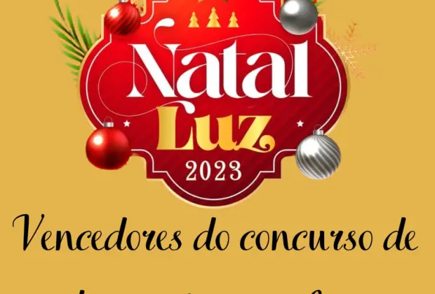 Destaques do Natal Luz 2023: Conheça os Vencedores do Concurso de Decoração Natalina em Santo Antônio de Posse! 