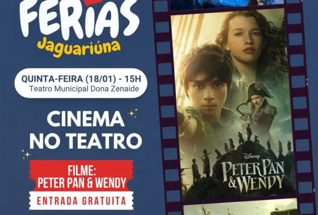  Uma Tarde Mágica no Teatro Municipal de Jaguariúna: Peter Pan & Wendy no Festival de Férias