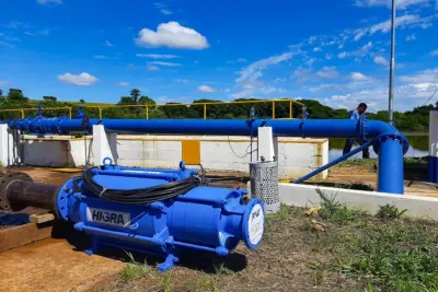 Nova bomba de água chega para solucionar problema de abastecimento em Artur Nogueira