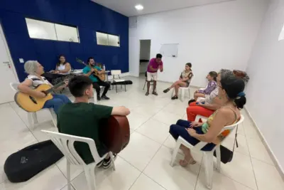 Workshop do Núcleo de Música do Centro Cultural teve início na última terça-feira, 16 de janeiro