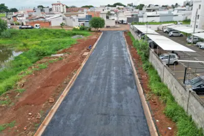 Ruas no entorno da Lagoa do Sesi começam a ser preparadas para receber infraestrutura completa