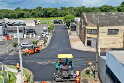 Guaçu Mirim I recebe cerca de 1 km de asfalto novo