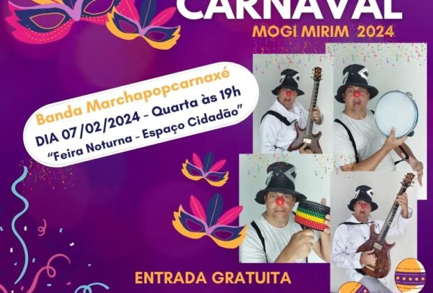 Esquenta Carnaval na Feira Noturna do Espaço Cidadão em Mogi Mirim: Diversão Garantida para Toda a Família