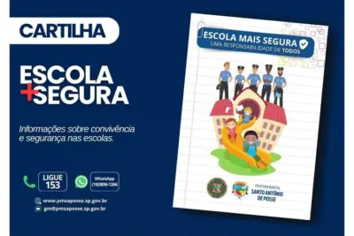 ALUNOS DA REDE PÚBLICA RECEBEM CARTILHA DE SEGURANÇA NA VOLTA ÀS AULAS