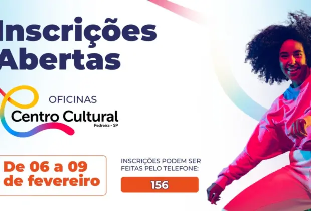 Secretaria de Cultura e Economia Criativa recebe até esta sexta-feira, inscrições para os cursos oferecidos pelo Centro Cultural