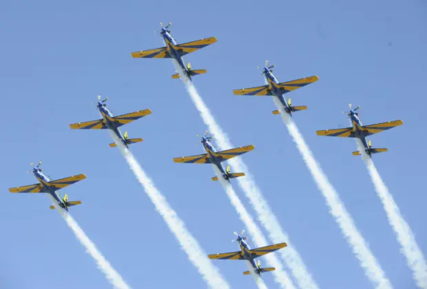 Esquadrilha da Fumaça faz show aéreo gratuito em Pedreira no domingo, 03 de março