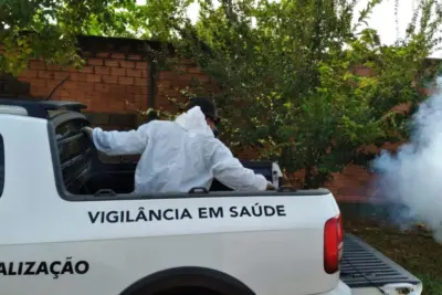 Prefeitura realiza fumacê contra dengue nos bairros Pq. das Flores e Pq. dos Ipês