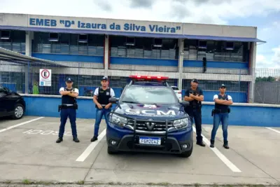 Guarda Civil Municipal garante a segurança na volta às aulas da rede municipal