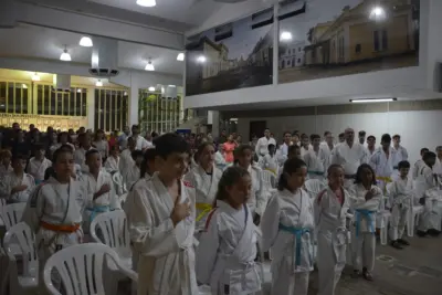 Judô da Prefeitura realiza troca de faixas na noite de hoje