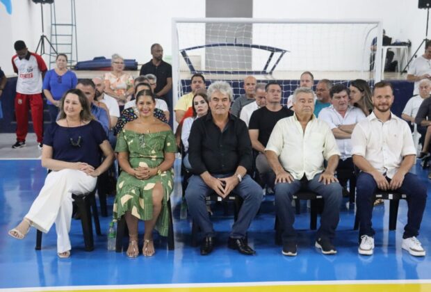 Inauguração da Modernização do Ginásio Municipal de Esportes Francisco Ferreira da Silva em Santo Antônio de Posse
