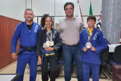 Atletas do Jiu Jitsu estiveram reunidos com o Prefeito Fábio Polidoro