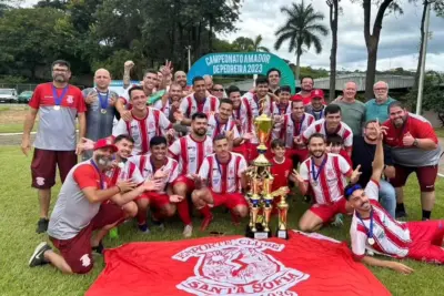 Santa Sofia realiza jogo para a entrega da faixa de Campeão do Municipal de Futebol Amador – Jaguar Plásticos