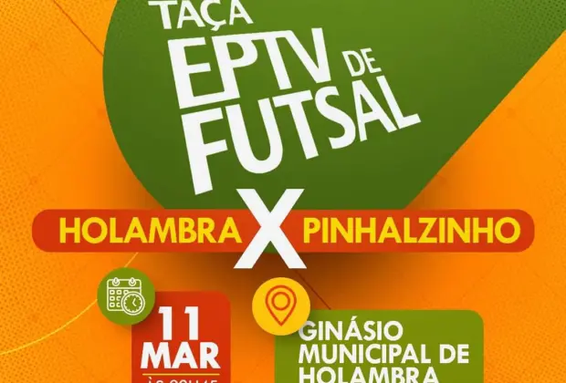 EQUIPE DE HOLAMBRA PARTICIPA PELA 1ª vez da Taça EPTV de Futsal