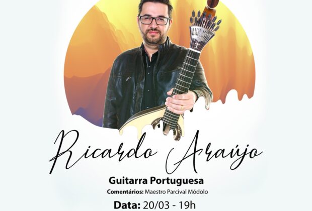 Projeto ‘Clássicos em Cena’ apresenta os encantos da Guitarra Portuguesa no dia 20 de março em Itapira