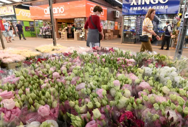 Mercado de Flores da Ceasa abrirá no feriado desta quarta-feira, dia 1º de maio