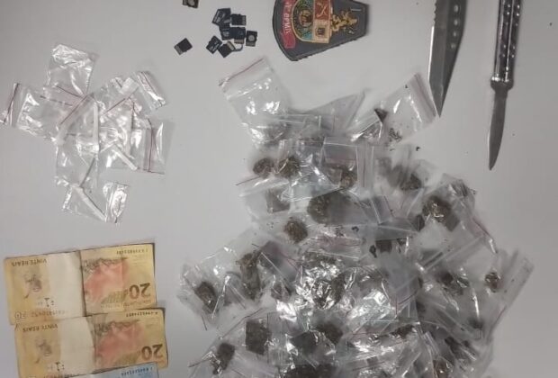Tráfico de Drogas: Indivíduo é detido com grande quantidade de entorpecentes em Mogi Mirim