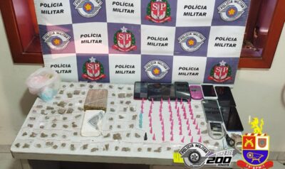 Flagrante de Tráfico de Drogas e Associação Criminosa em Cosmópolis: Três Indivíduos Presos