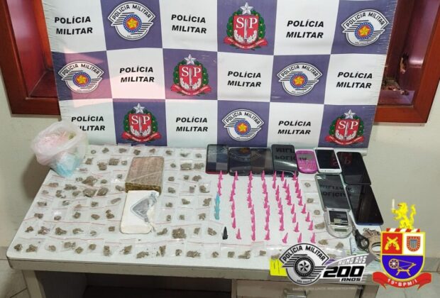 Flagrante de Tráfico de Drogas e Associação Criminosa em Cosmópolis: Três Indivíduos Presos